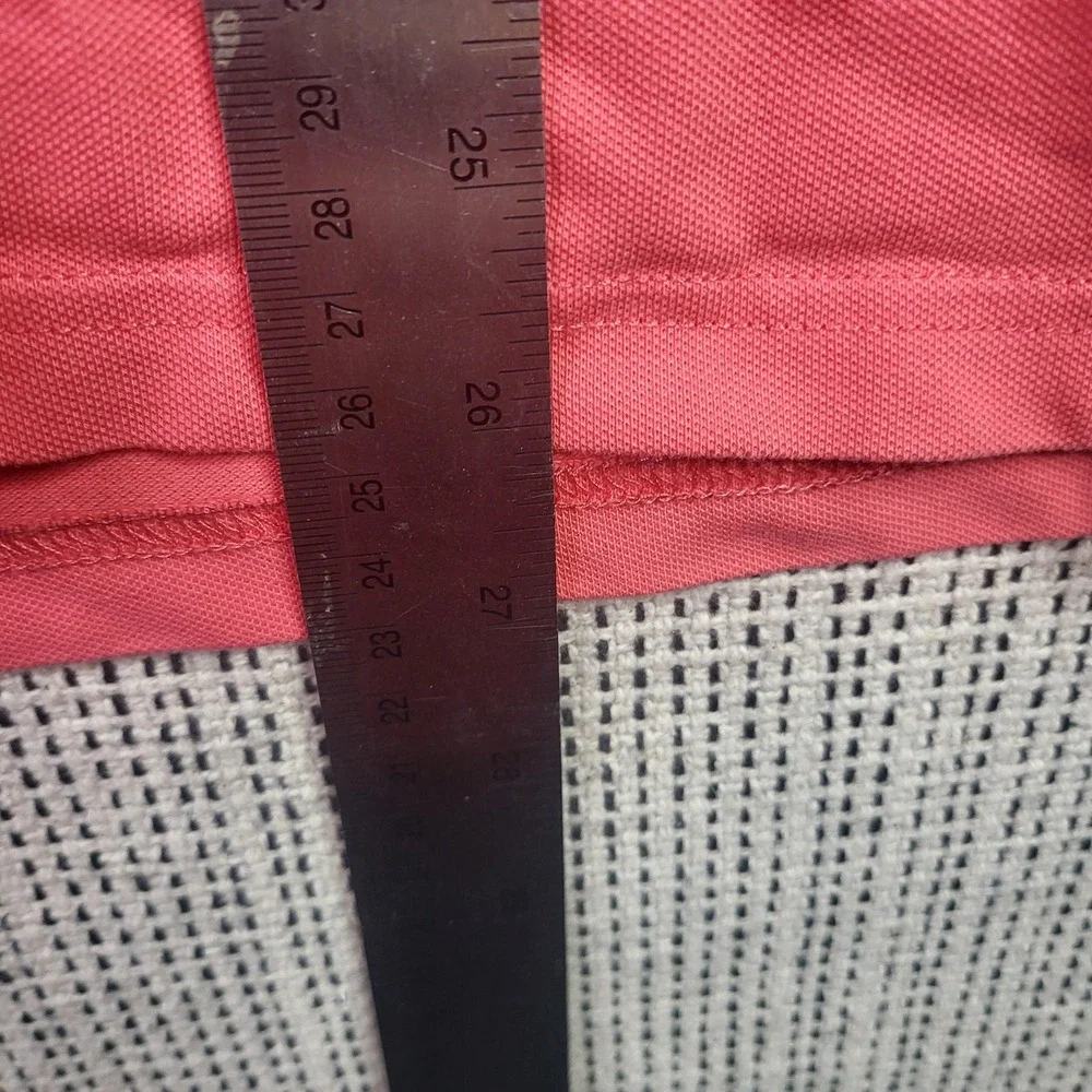 Ralph Lauren RLX Polo‎ Shirt Mens Medium Pink Pro Fit Golf Athletic Performance